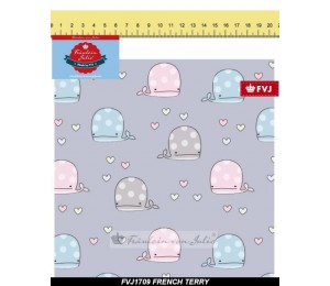 French Terry - Fräulein v. Julie Bunte Baby Wale